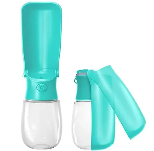 ظرف آب و غذای سگ و گربه قابل حمل 350میلی‌لیتری